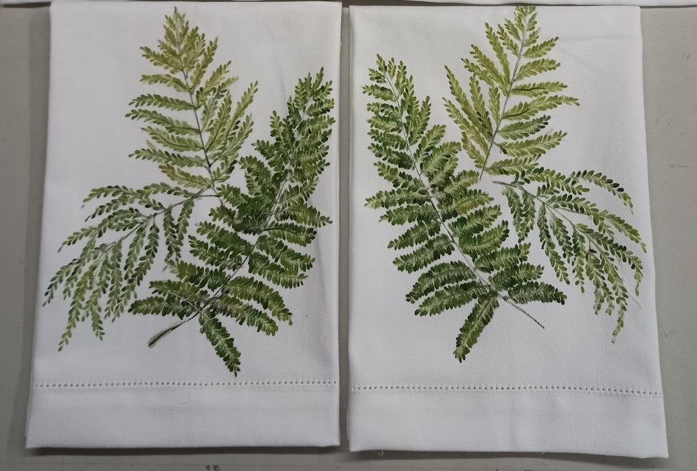 Ferns Hand Towels, Set of 2