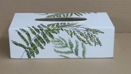 Ferns Tissue Box