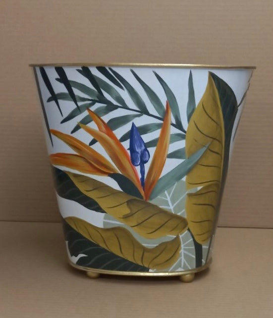 Bird of Paradise Oval Waste Bin