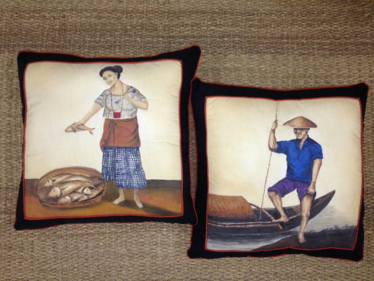 Mangingisda 20” Cushion Cover Set of 2