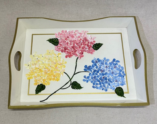 Hydrangeas Tricolor Multipurpose Tray