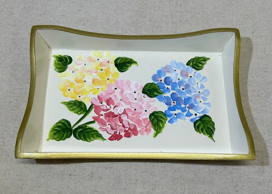 Hydrangeas Tricolor Trinket Tray